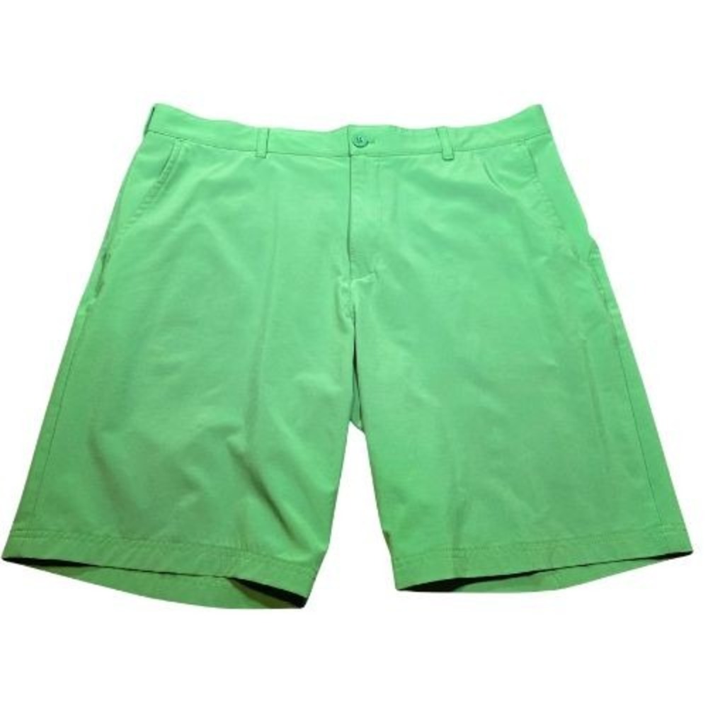 Izod Lime Green Golf Shorts 39x10 Performance Flat Front Activewear Size XL